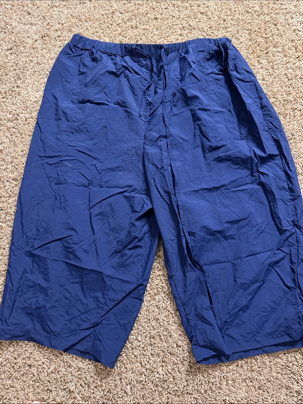 Swimsuits For All Deep Navy Wide-Leg Capri Pants